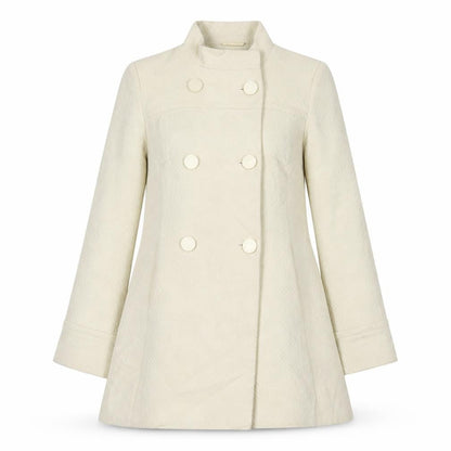 Todayswomen Womens Beige Jacket Size 8 Button