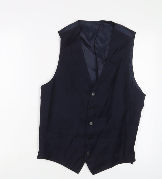 Mens UK Size 42 Hawes & Curtis Regular Blue Suit Jacket