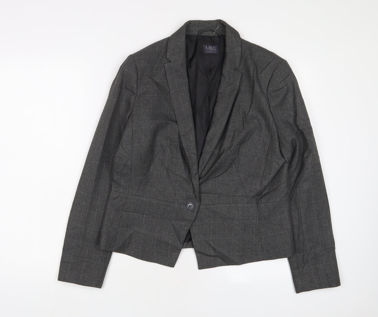 Womens UK Size 14 Marks and Spencer Grey Jacket