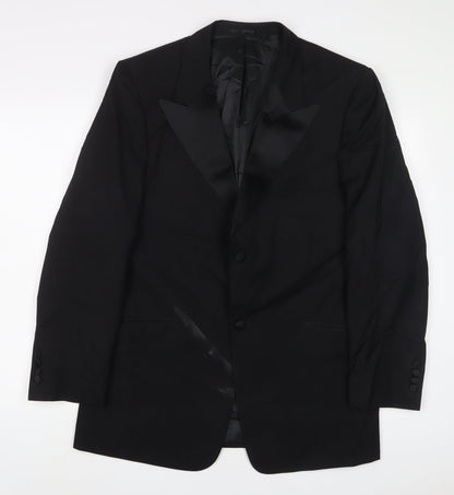 Mens UK Size 42 Taylor & Wright Regular Black Suit Jacket