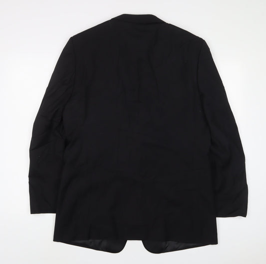 Mens UK Size 42 Taylor & Wright Regular Black Suit Jacket