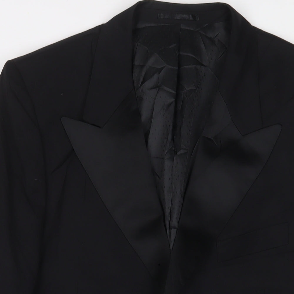 Mens UK Size 42 Taylor & Wright Regular Black Suit Jacket