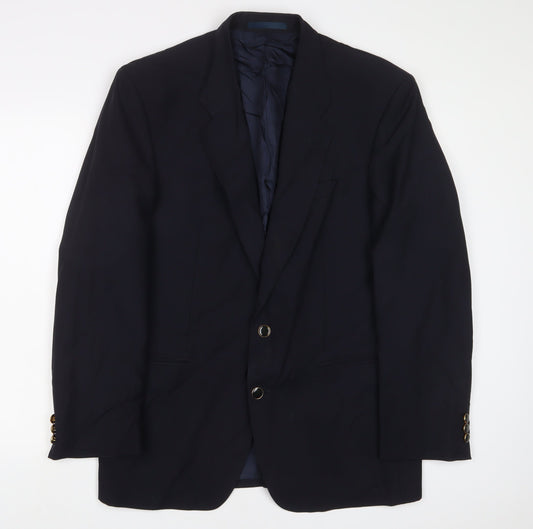 Mens UK Size 42 St Michael Regular Blue Suit Jacket