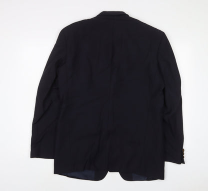 Mens UK Size 42 St Michael Regular Blue Suit Jacket