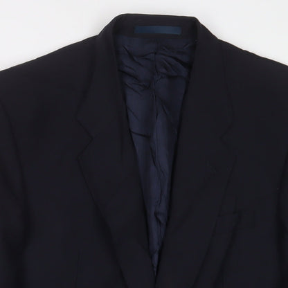 Mens UK Size 42 St Michael Regular Blue Suit Jacket