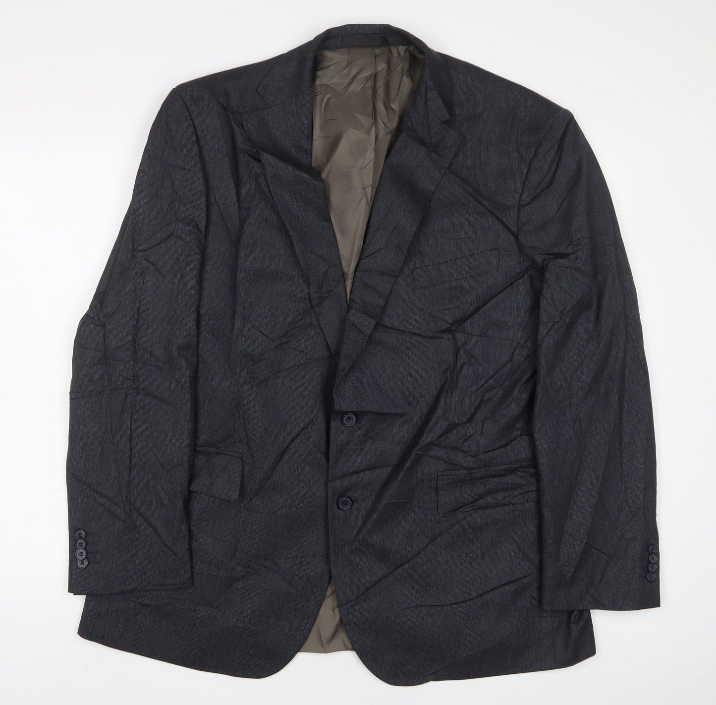 Mens UK Size 44 Marks and Spencer Regular Blue Suit Jacket