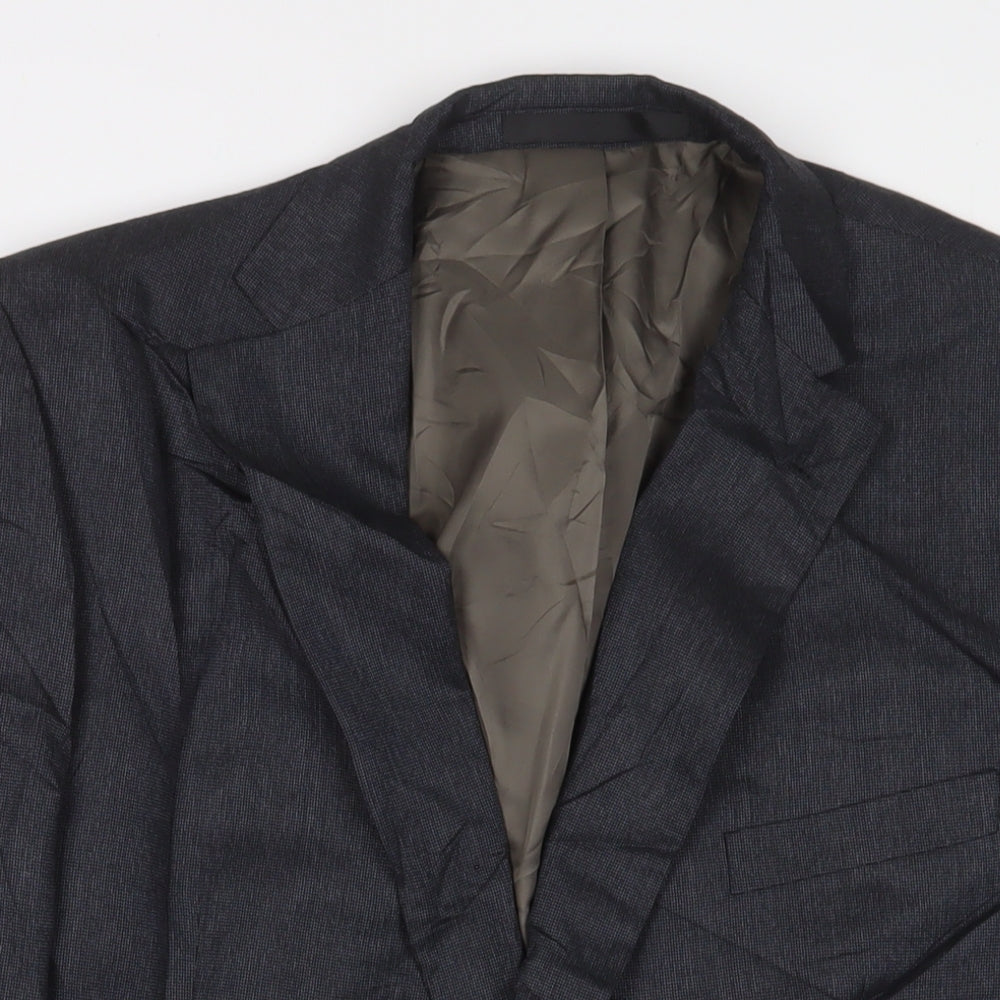 Mens UK Size 44 Marks and Spencer Regular Blue Suit Jacket