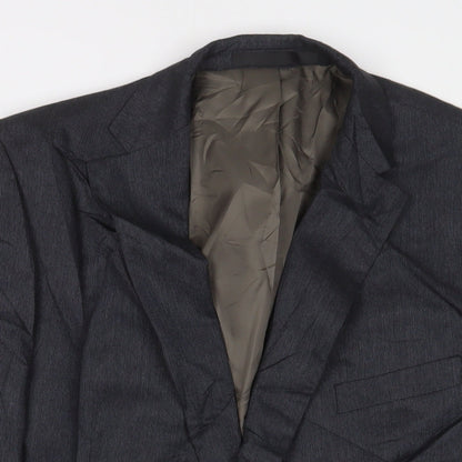 Mens UK Size 44 Marks and Spencer Regular Blue Suit Jacket