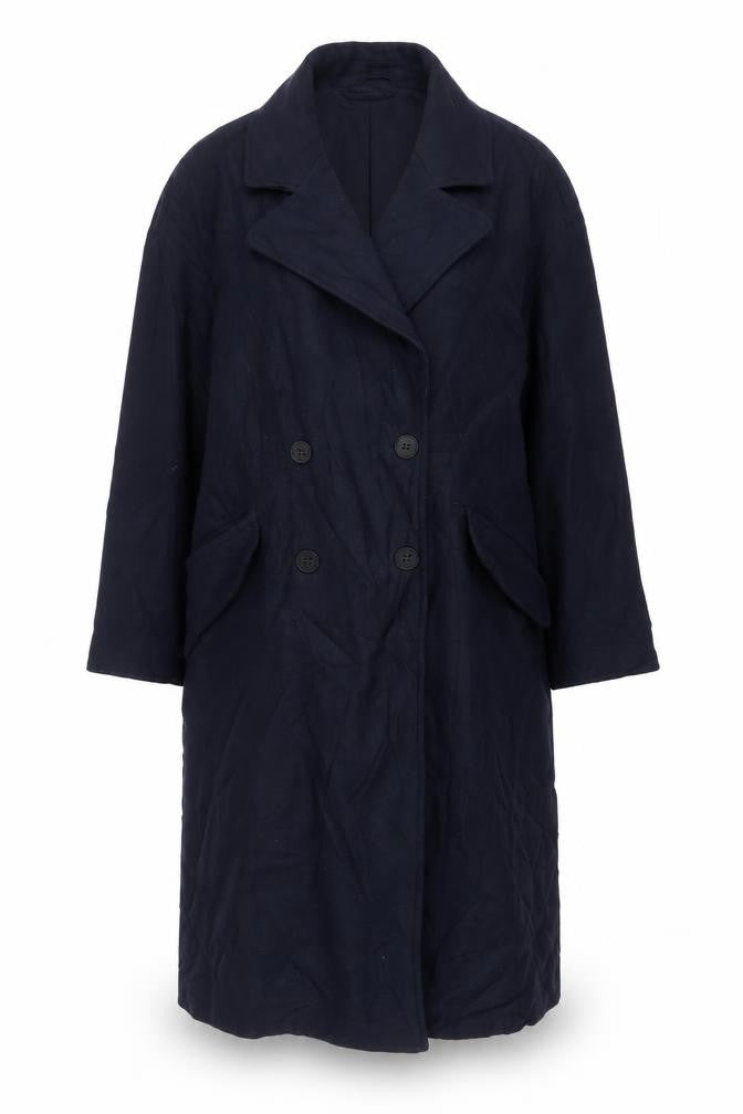 Womens UK Size S Zara Blue Overcoat