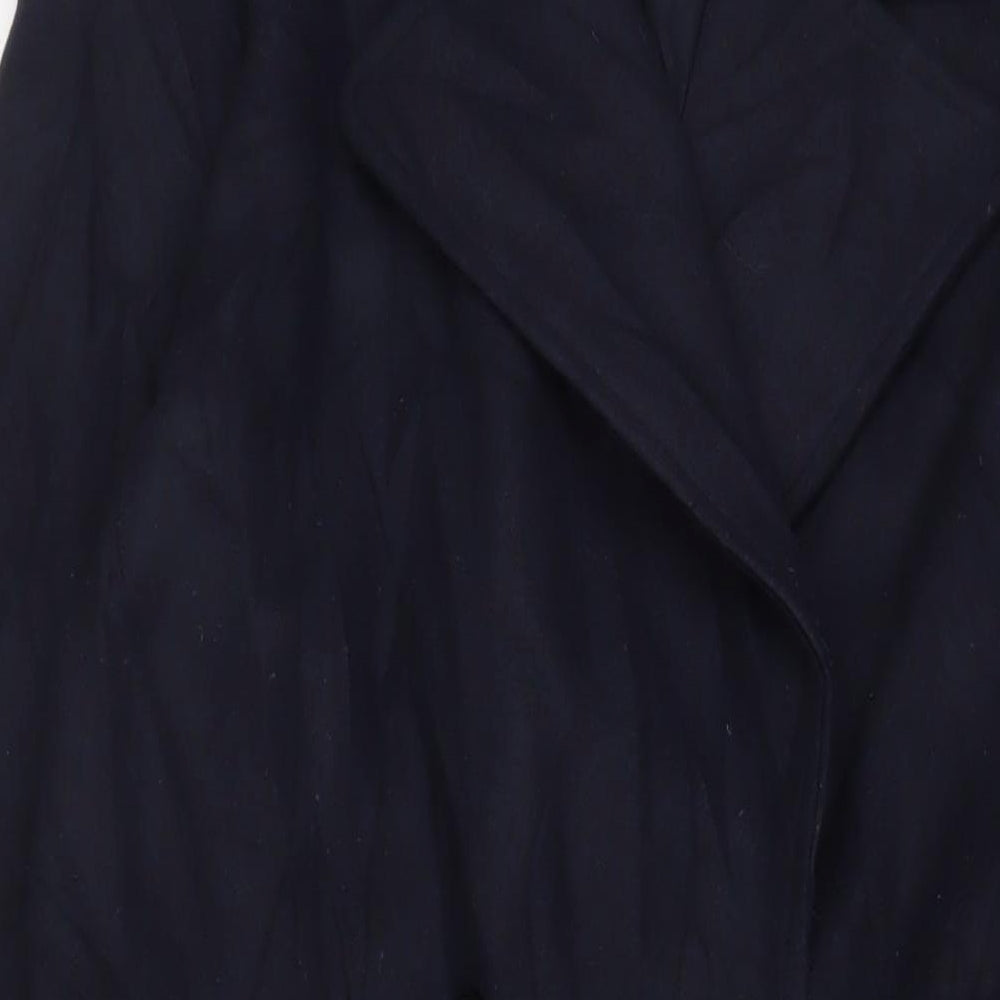 Womens UK Size S Zara Blue Overcoat
