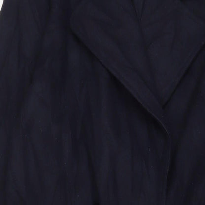 Womens UK Size S Zara Blue Overcoat