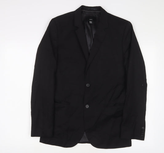 Mens UK Size 38 H&M Regular Black Suit Jacket