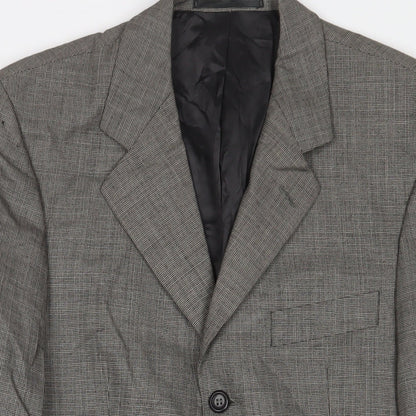 Mens UK Size 38 Burton Regular Grey Suit Jacket