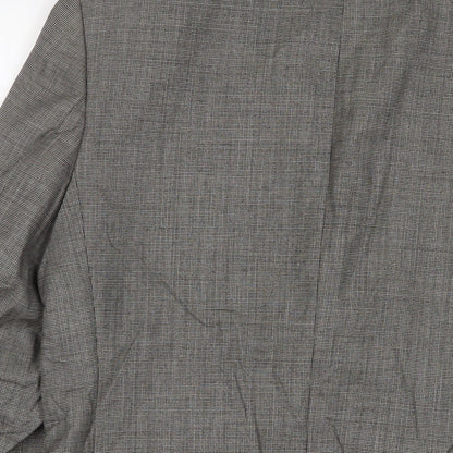Mens UK Size 38 Burton Regular Grey Suit Jacket