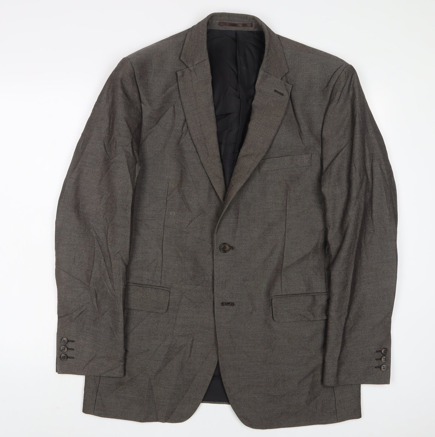 Scotch & Taylor Mens Brown Polyester Jacket Suit Jacket Size 40 Regular