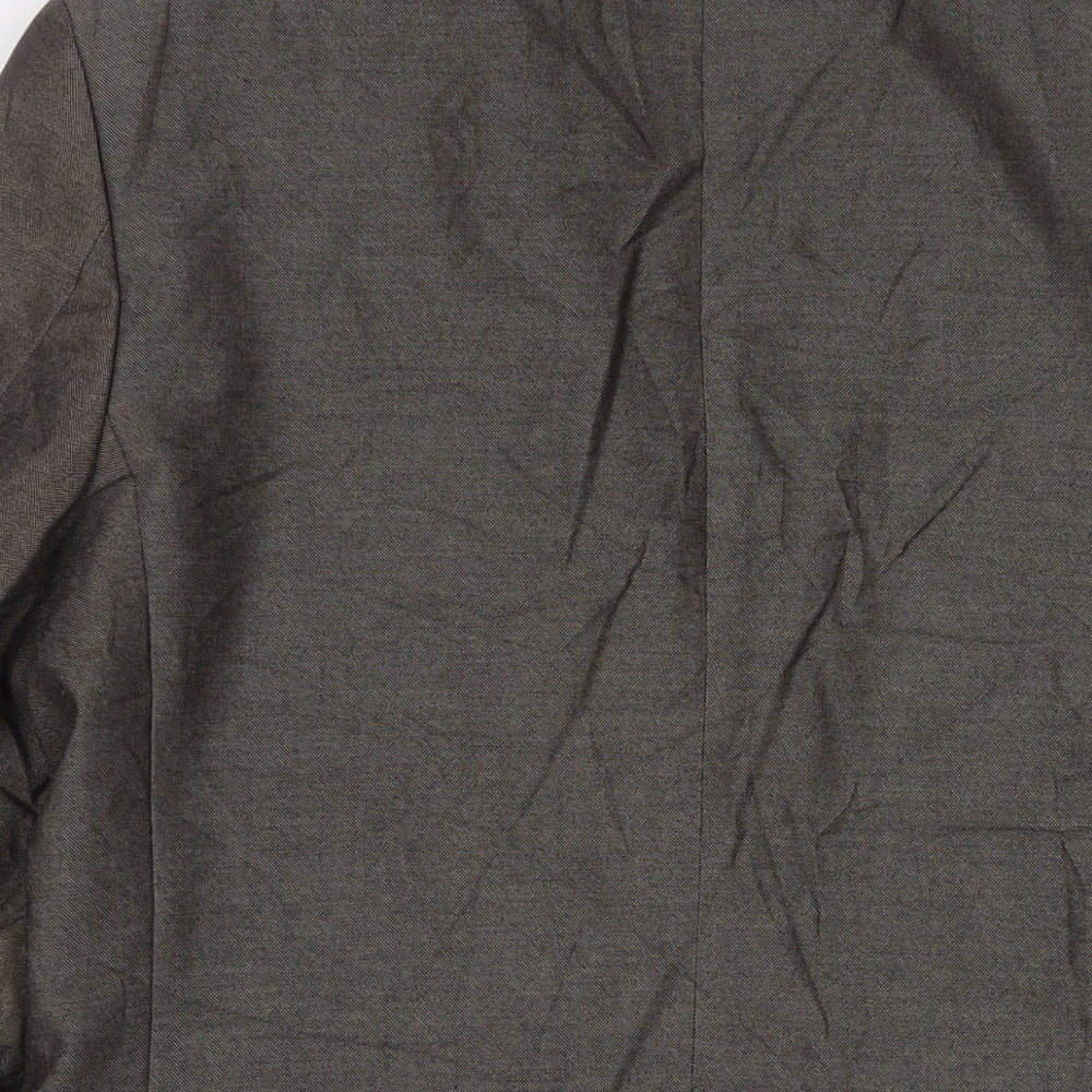 Scotch & Taylor Mens Brown Polyester Jacket Suit Jacket Size 40 Regular