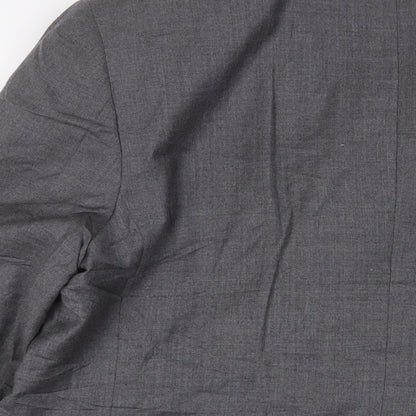 St Michael Mens Grey Wool Jacket Suit Jacket Size 44 Regular