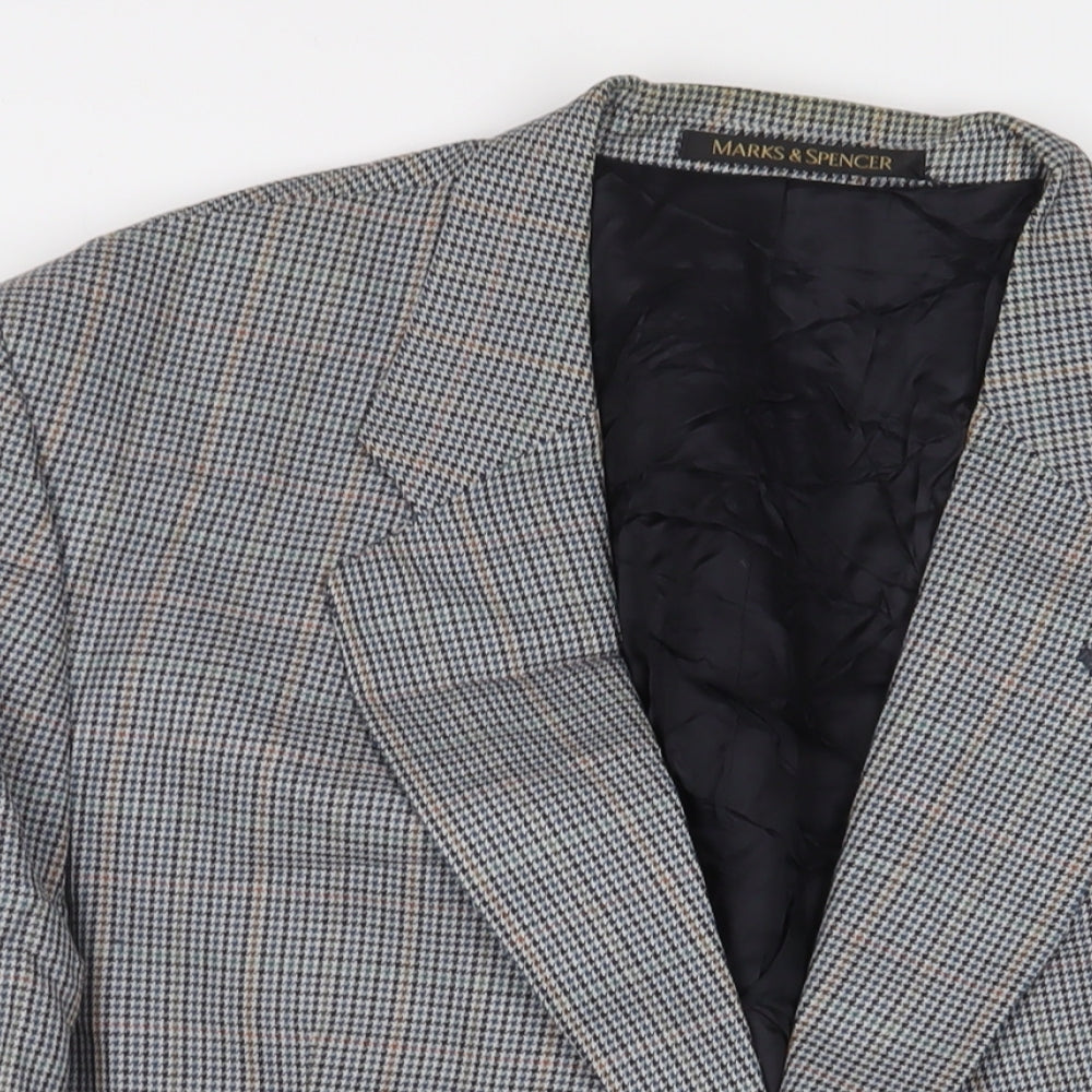 Mens UK Size 46 Marks and Spencer Regular Grey Suit Jacket