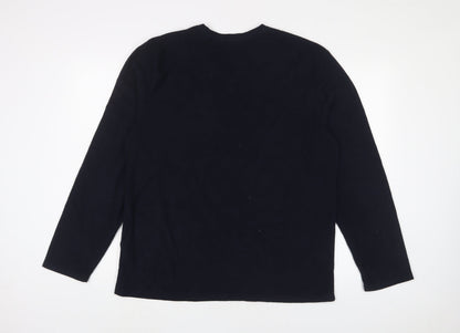 Mens UK Size L NEXT Blue Pullover Sweatshirt
