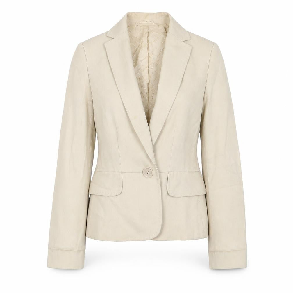 Womens UK Size 10 Mango Beige Jacket