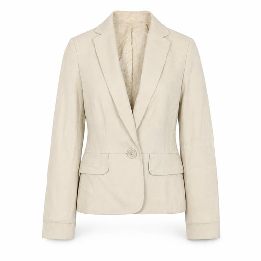 Womens UK Size 10 Mango Beige Jacket