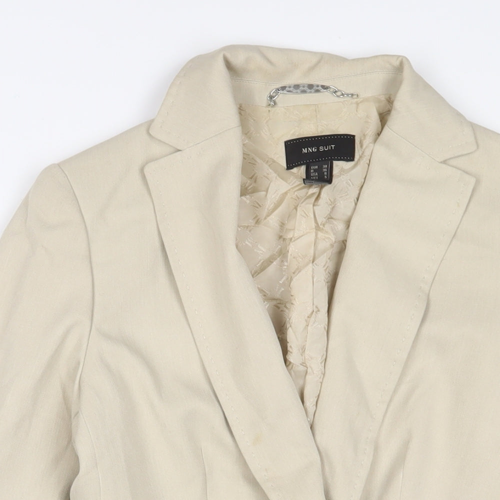 Womens UK Size 10 Mango Beige Jacket