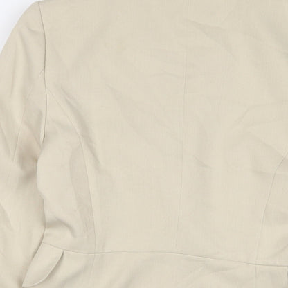 Womens UK Size 10 Mango Beige Jacket
