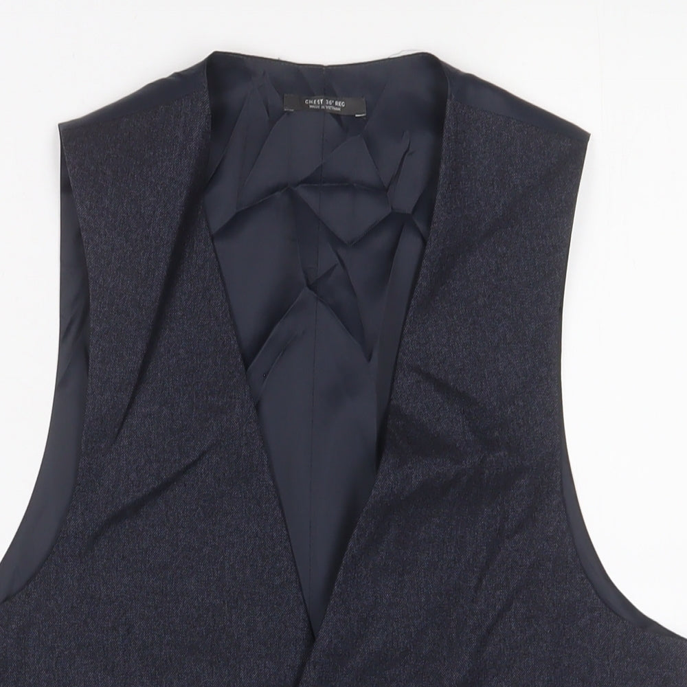 Mens UK Size 36 Marks and Spencer Regular Blue Suit Jacket