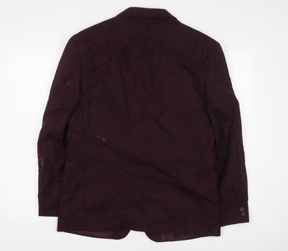 Mens UK Size 40 Skopes Regular Purple Suit Jacket