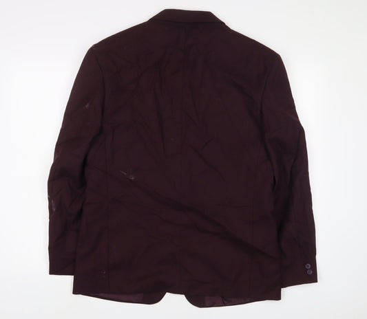 Mens UK Size 40 Skopes Regular Purple Suit Jacket