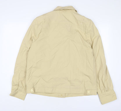 Womens UK Size 16 Dannimac Yellow Jacket