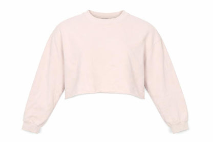 Topshop Womens Pink Cotton Pullover Sweatshirt Size 10