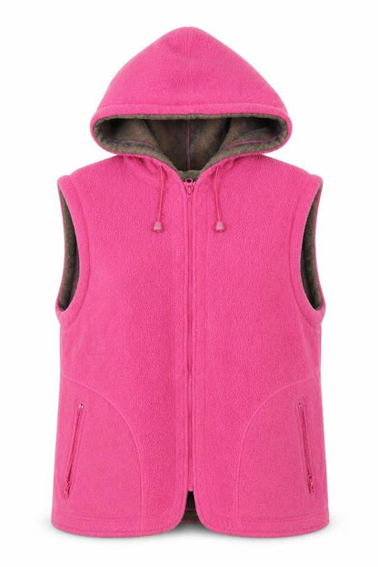 Cotton Traders Womens Orange Gilet Waistcoat Size 18 Zip