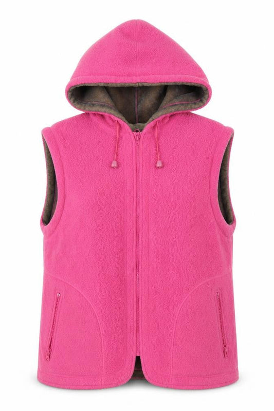 Cotton Traders Womens Orange Gilet Waistcoat Size 18 Zip