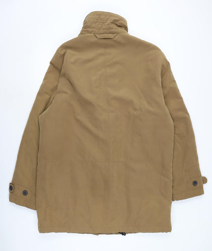 Mens UK Size 44 Downstairs Brown Overcoat