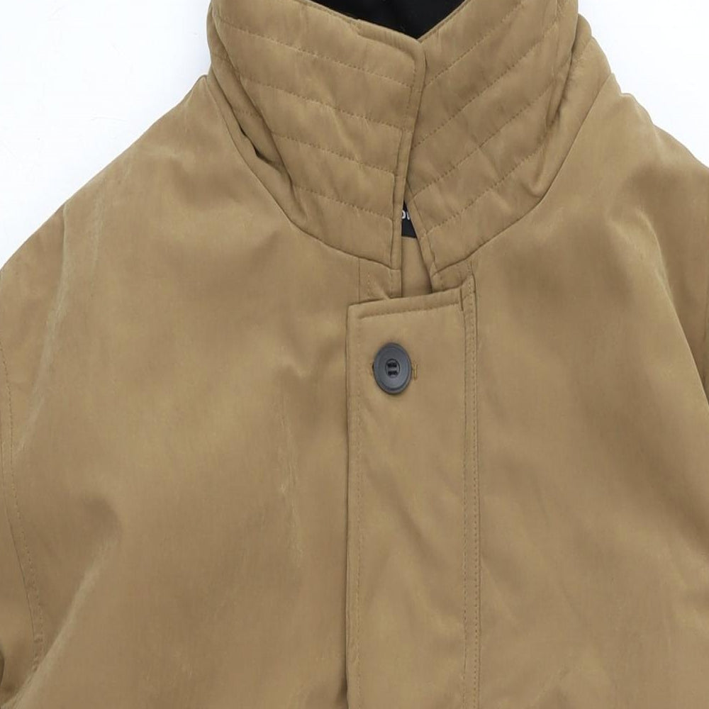 Mens UK Size 44 Downstairs Brown Overcoat
