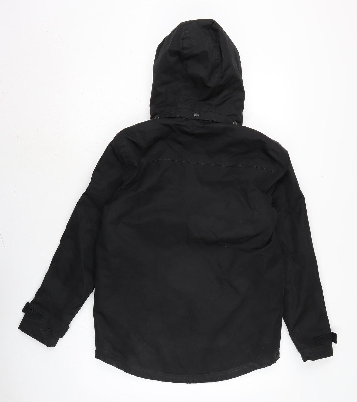 Ho Fear Boys Black Anorak Coat Size 13 Years Zip