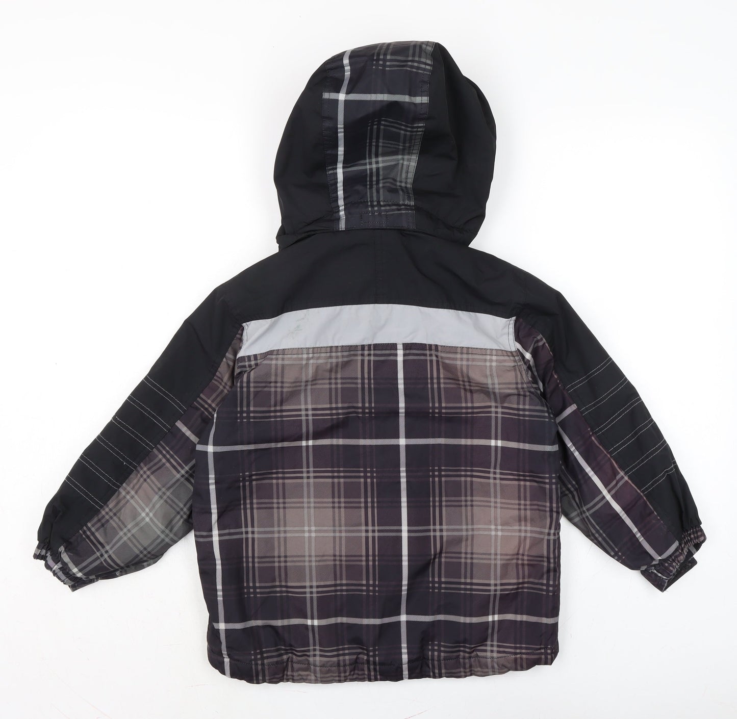 Free Country Boys Black Anorak Coat Size S Zip