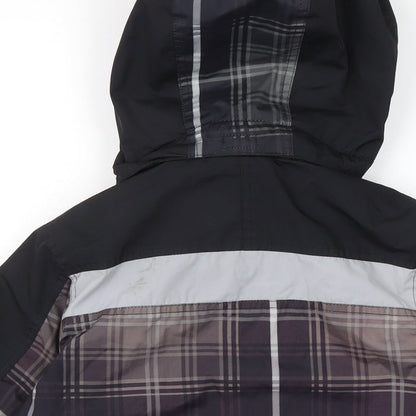 Free Country Boys Black Anorak Coat Size S Zip