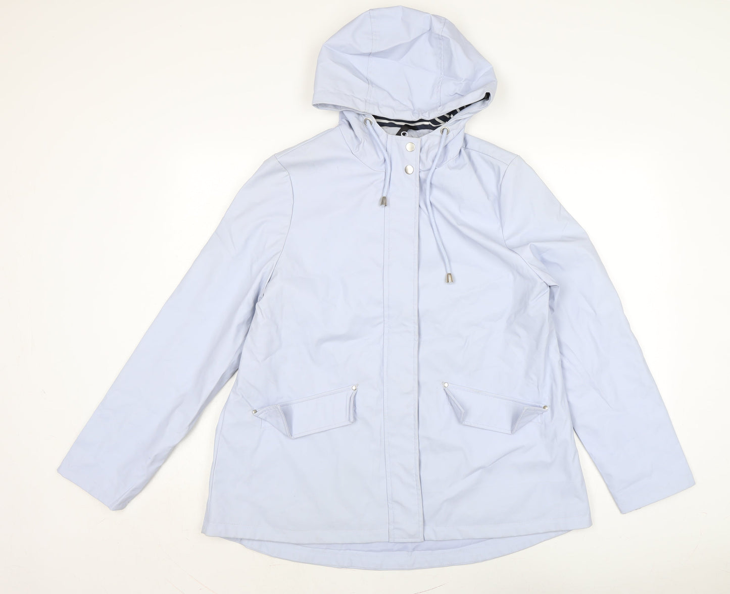 DUNNES Womens Blue Anorak Jacket Size 12 Zip