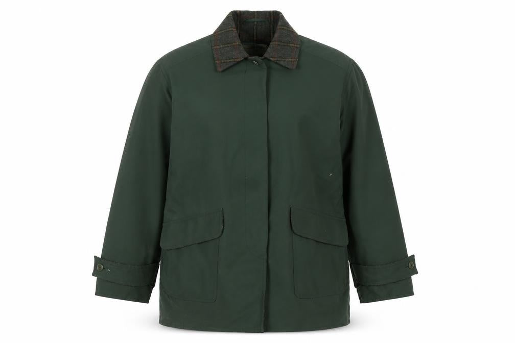 Mens UK Size L Henry white Green Overcoat