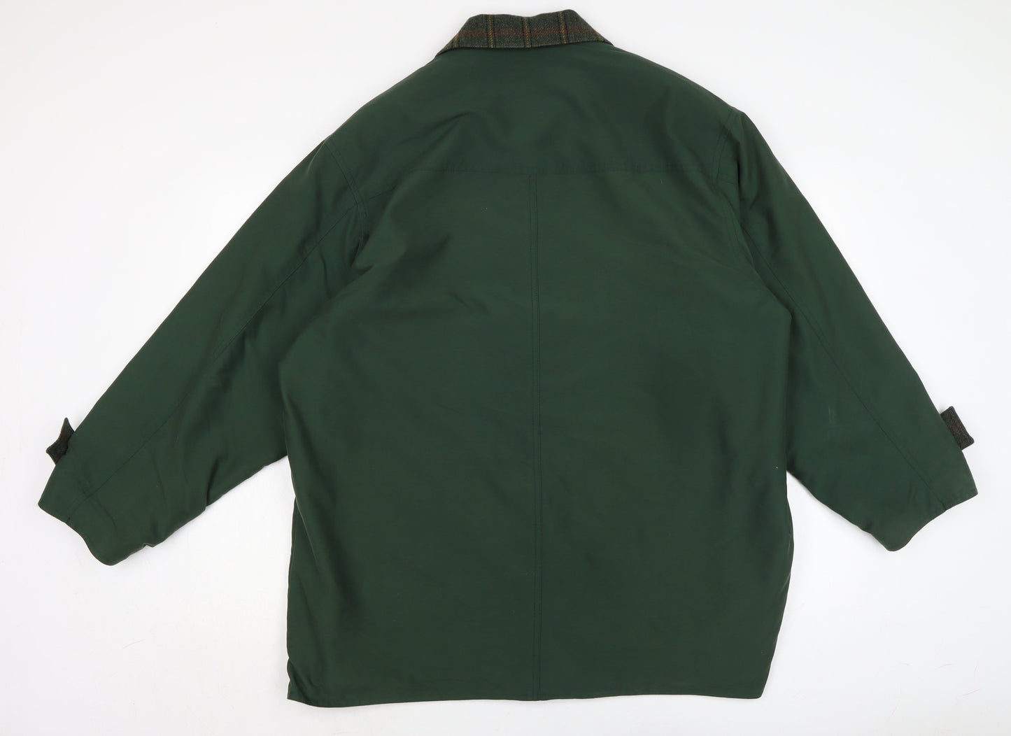 Mens UK Size L Henry white Green Overcoat