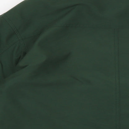 Mens UK Size L Henry white Green Overcoat