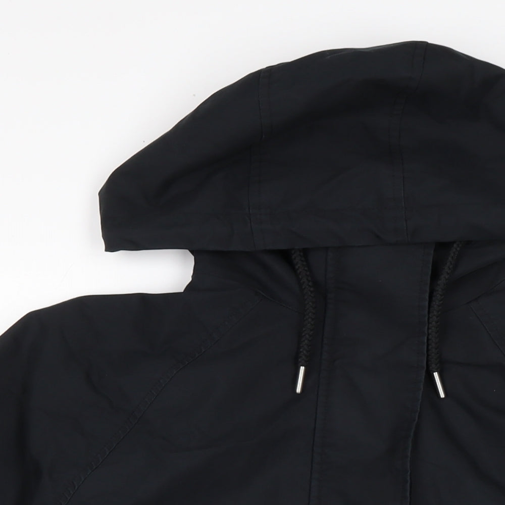 Mens UK Size S Marks and Spencer Black Anorak Coat