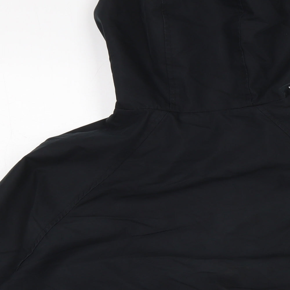 Mens UK Size S Marks and Spencer Black Anorak Coat