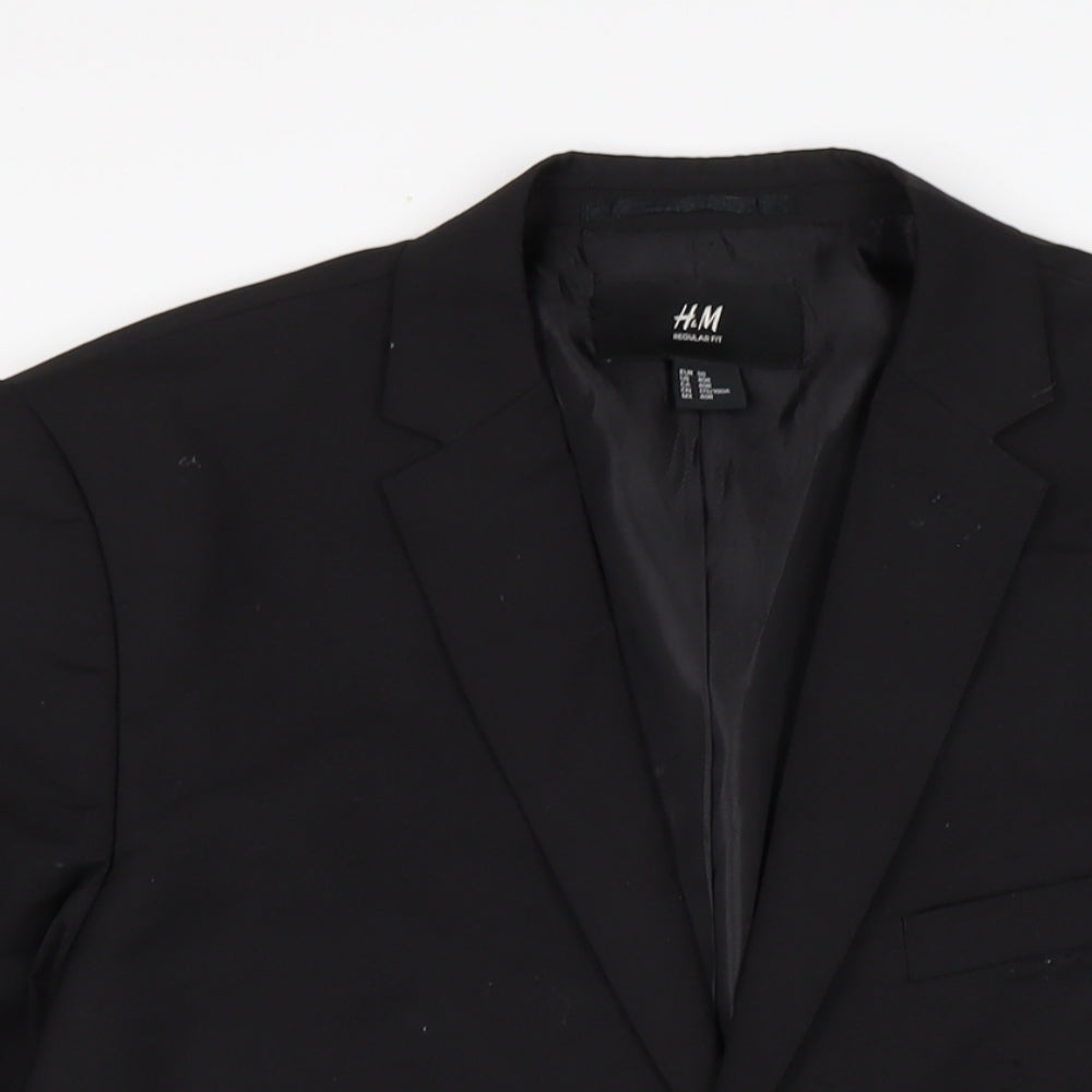 Mens UK Size 40 H&M Black Jacket