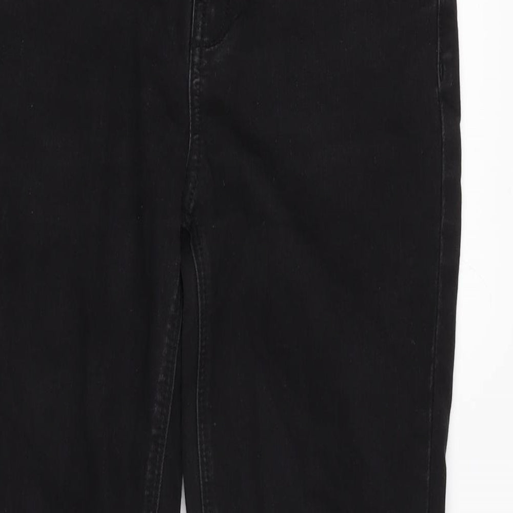 George Womens Grey Cotton Blend Skinny Jeans Size 10 L28 in Regular Zip