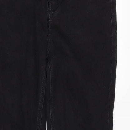 George Womens Grey Cotton Blend Skinny Jeans Size 10 L28 in Regular Zip