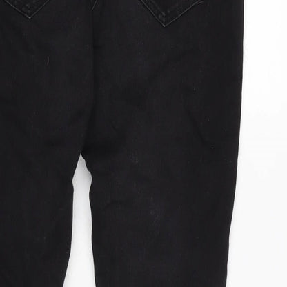 George Womens Grey Cotton Blend Skinny Jeans Size 10 L28 in Regular Zip