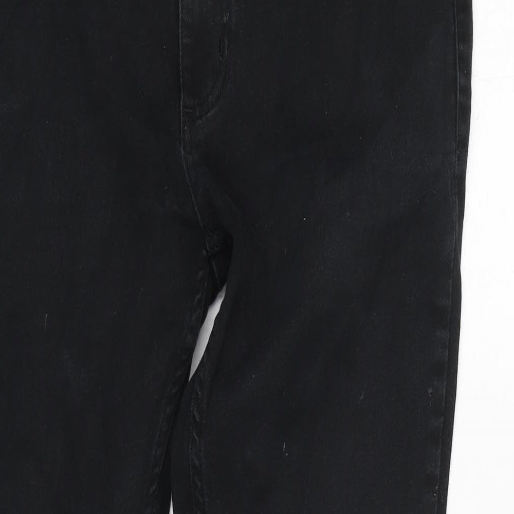 Mens UK Size 34 in Denim & Co. Regular Fit Skinny Black Jeans